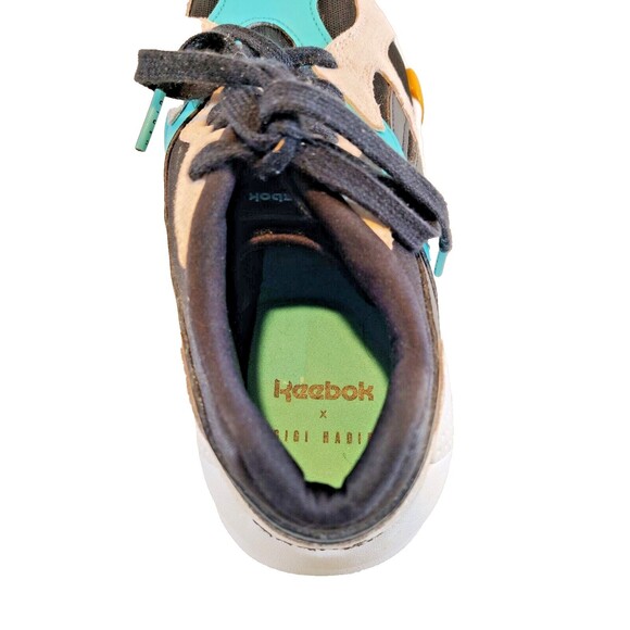 Reebok x GiGi Hadid ~teal/black/white~ mens shoes size 7 1/2 - Picture 12 of 13